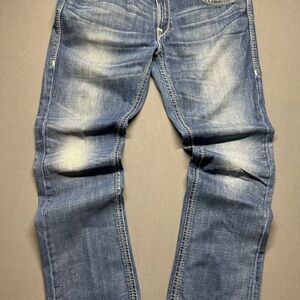 True Religion Blue Straight Jeans
